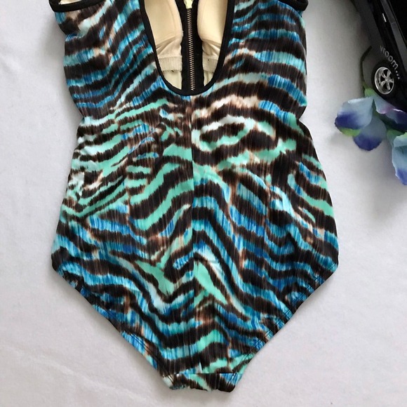 Coastal Blue NWOT One Piece Swim Suit Women M - Picture 8 of 14